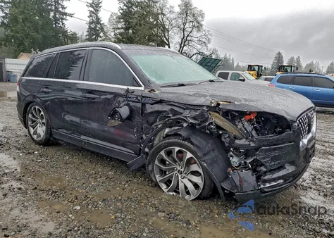 2023 Lincoln Aviator Grand Touring z USA, uszkodzony, nr VIN 5LMYJ8XYXPNL01956